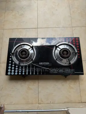 KRYPTON Double Burner Gas Cooker Used for Only 4 Months