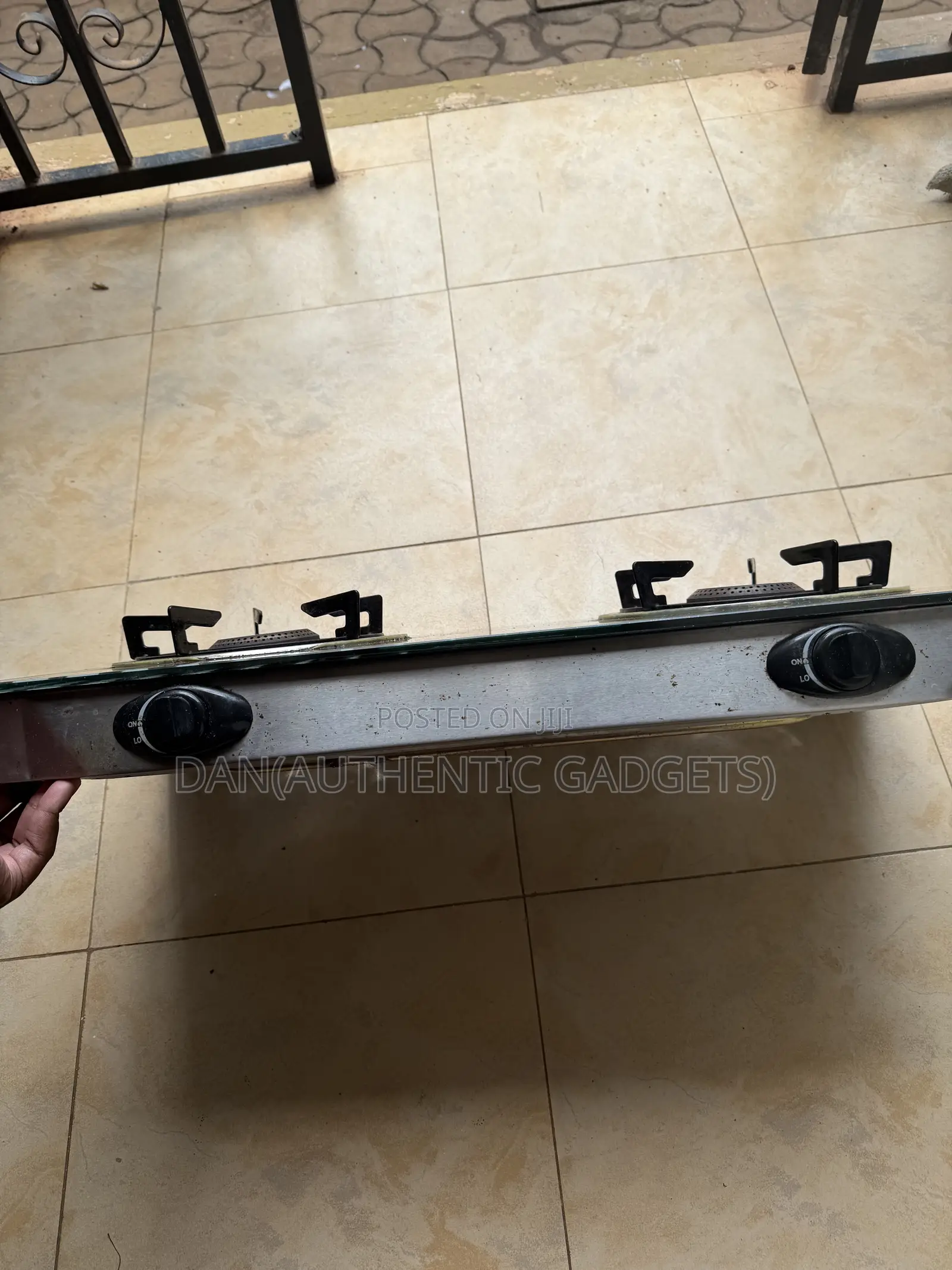 KRYPTON Double Burner Gas Cooker Used for Only 4 Months