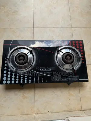 KRYPTON Double Burner Gas Cooker Used for Only 4 Months