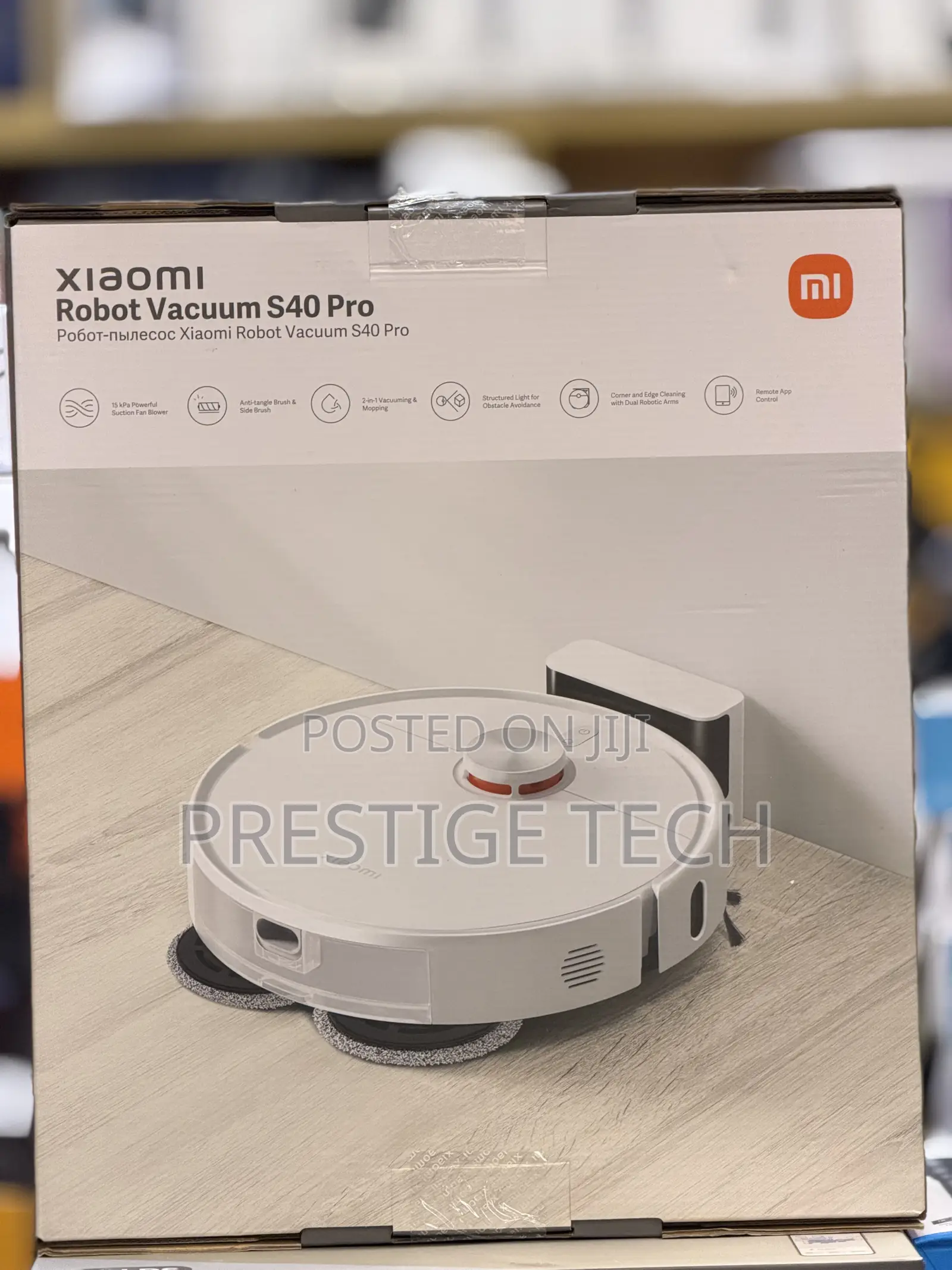 Xiaomi Robot Vacuum Cleaner S40 Pro Dual-Extending Arms LDS Navigation
