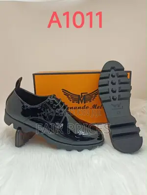 Shinnys Black Suit Shoes