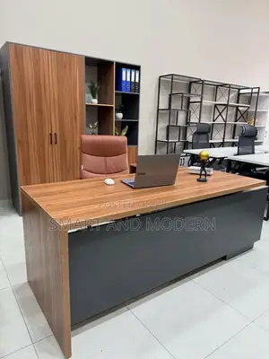 Office Desk /Workstation /Reading L Table/ Brown Office Table/
