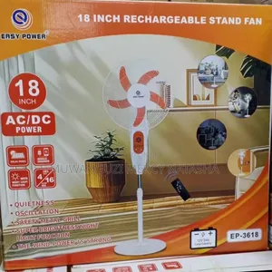 Rechargeable Stand Fan.