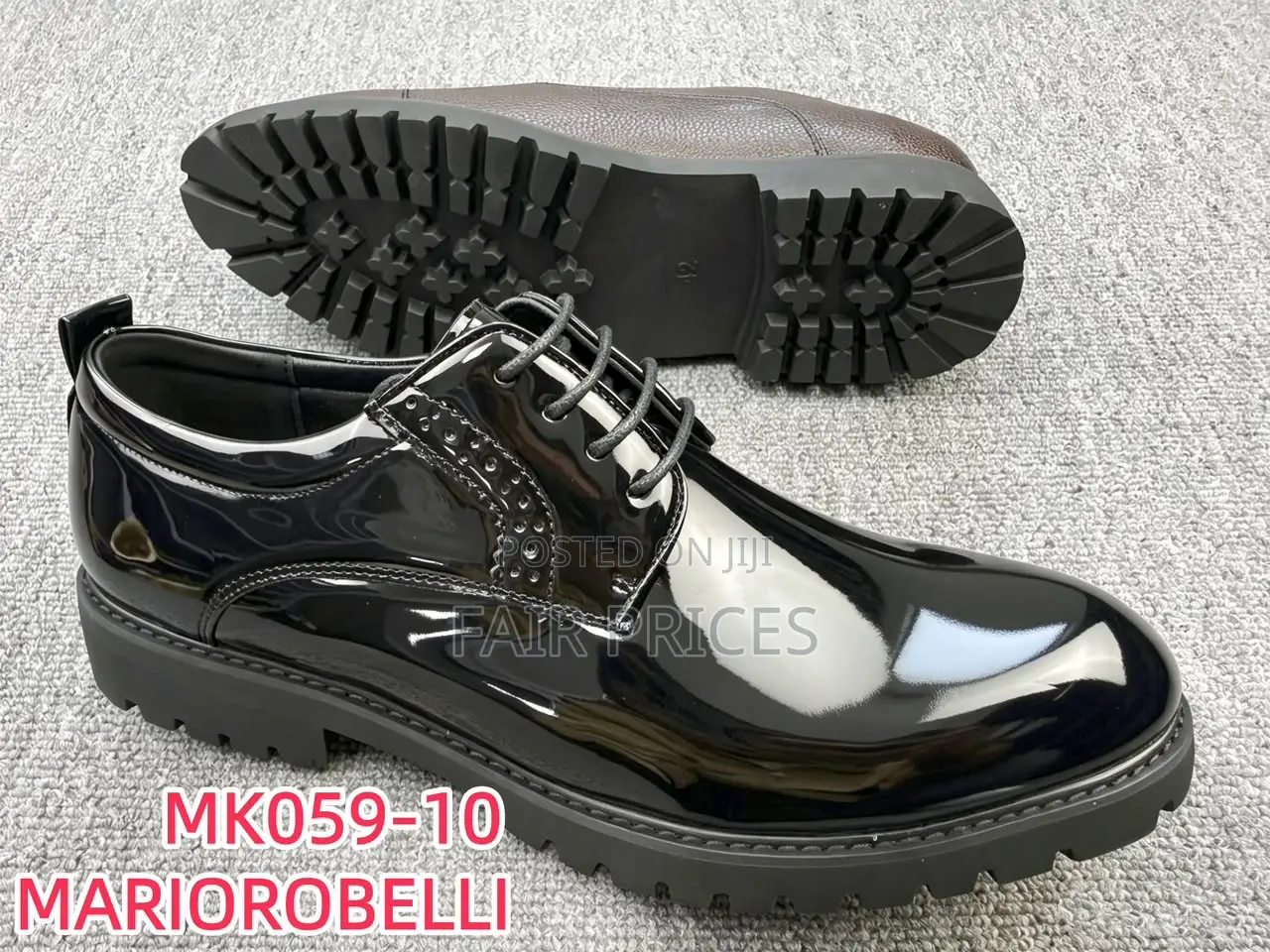 Black Oxford Shinnys Laced