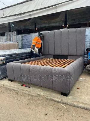6 by 6 Bed in Gray Color