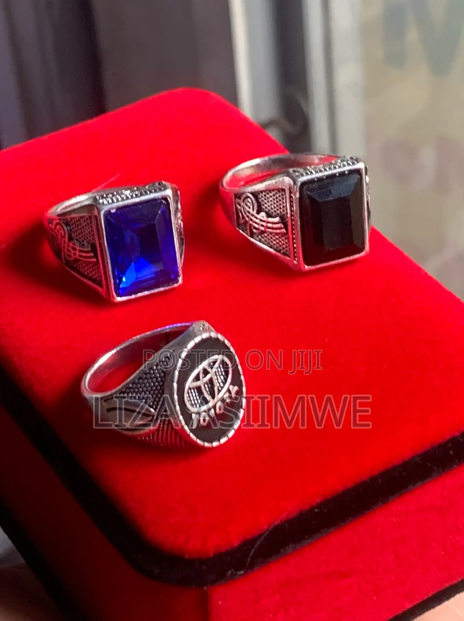 Men's Rings Bands and Various Stones