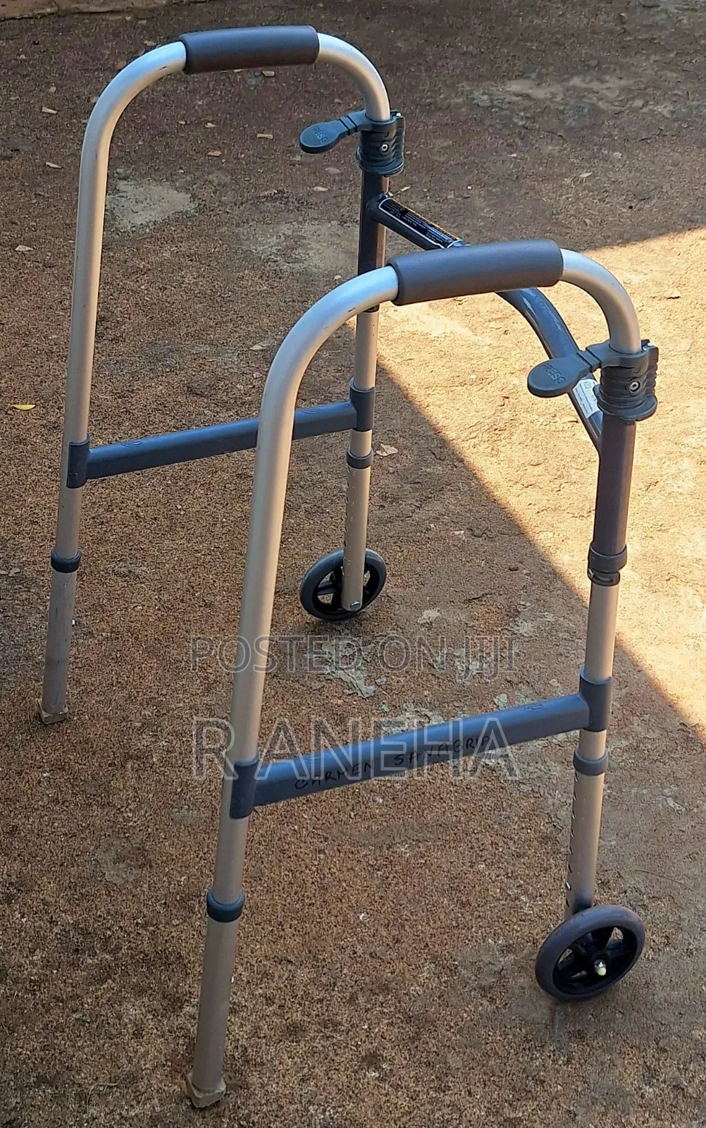 Two Wheeled Foldable Medical Walker