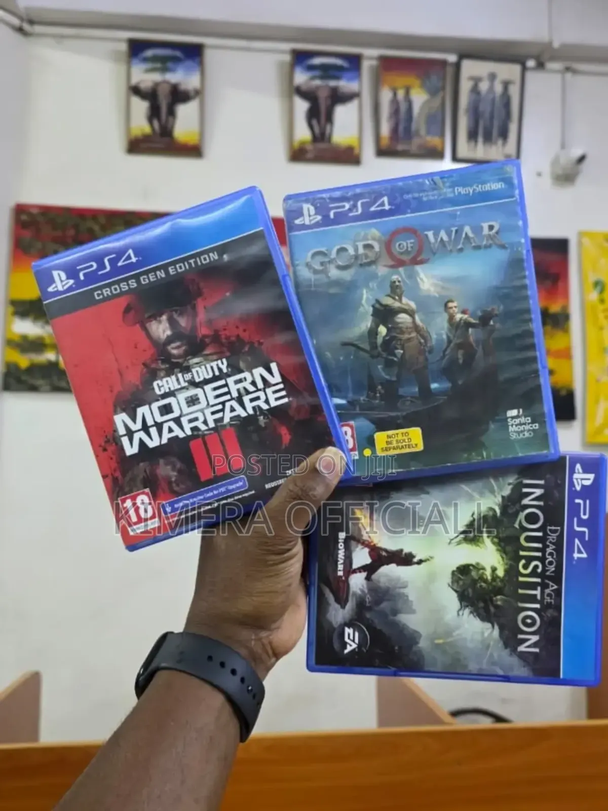 God of War, Call of Duty Modern Warfare 3 and Dragon Ace Inquisition