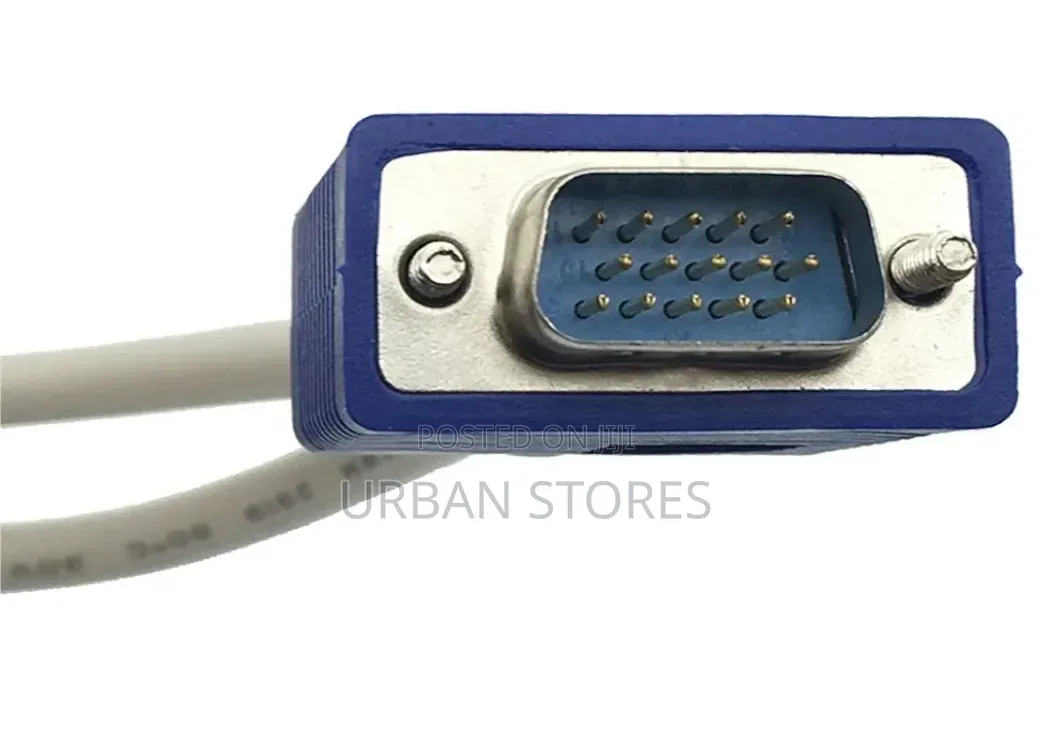 Dual 2 Monitor Vga Splitter Cable Video Y Splitter 15 Pin