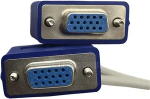 Dual 2 Monitor Vga Splitter Cable Video Y Splitter 15 Pin