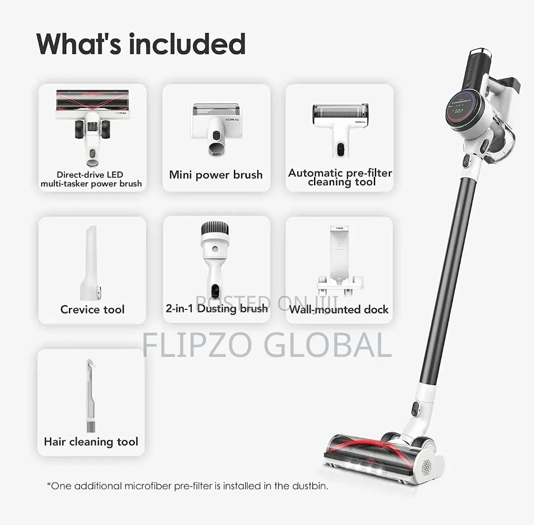 Tineco PURE ONE S12 Premium Cordless Smart WiFi Dry Vacuum Cleaner