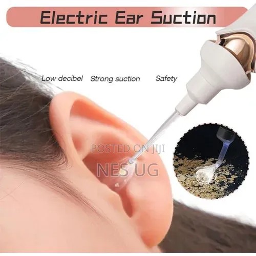 5In1 Vacuum Earwax Removal Electric Cordless Ear Cleaner Safe Painless