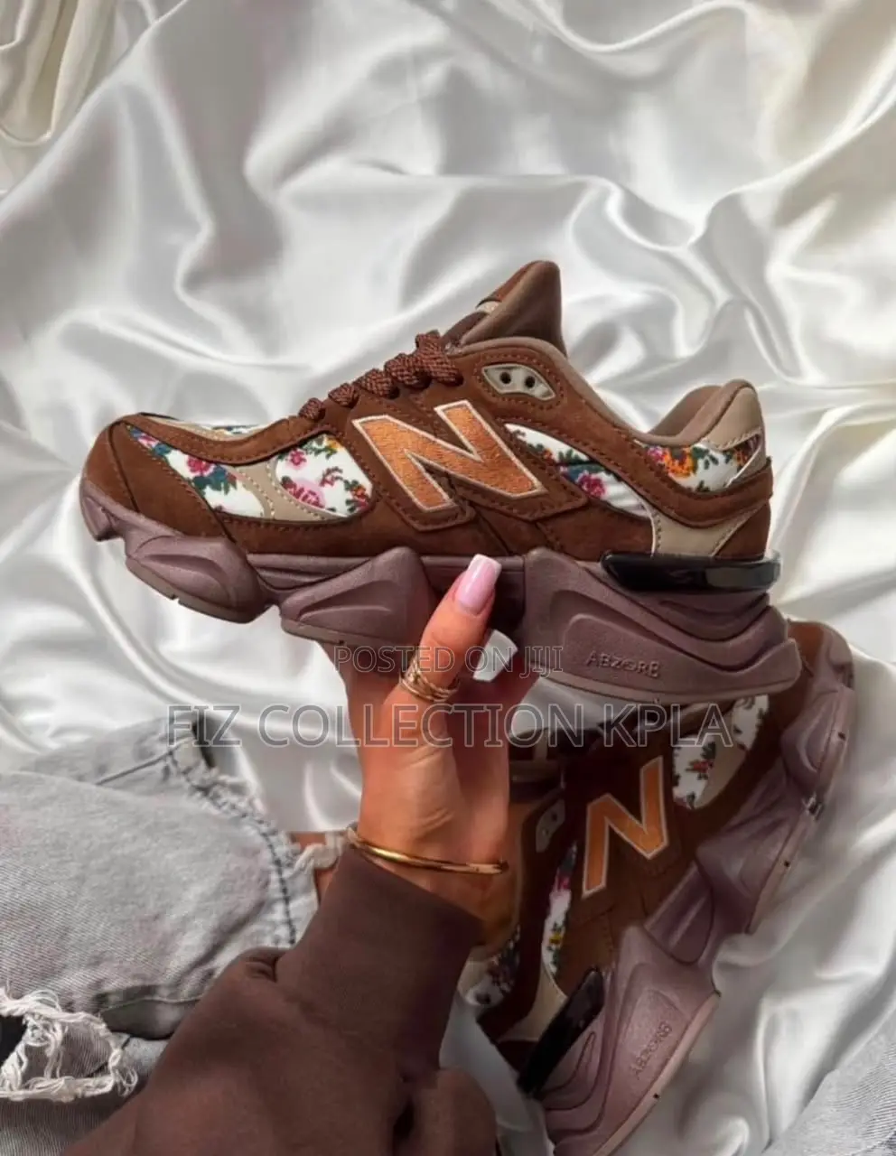 New Balance 9060 Timeless Beauty Brown Floral