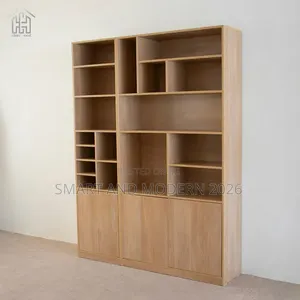 Compact Wooden Closed Back| Bookshelf for |Home and |Office by Miza |
