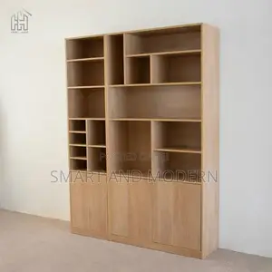 Compact Wooden Closed Back| Bookshelf for |Home and |Office by Miza |