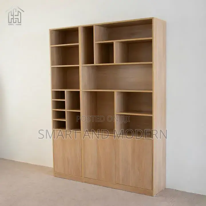 Compact Wooden Closed Back| Bookshelf for |Home and |Office by Miza |