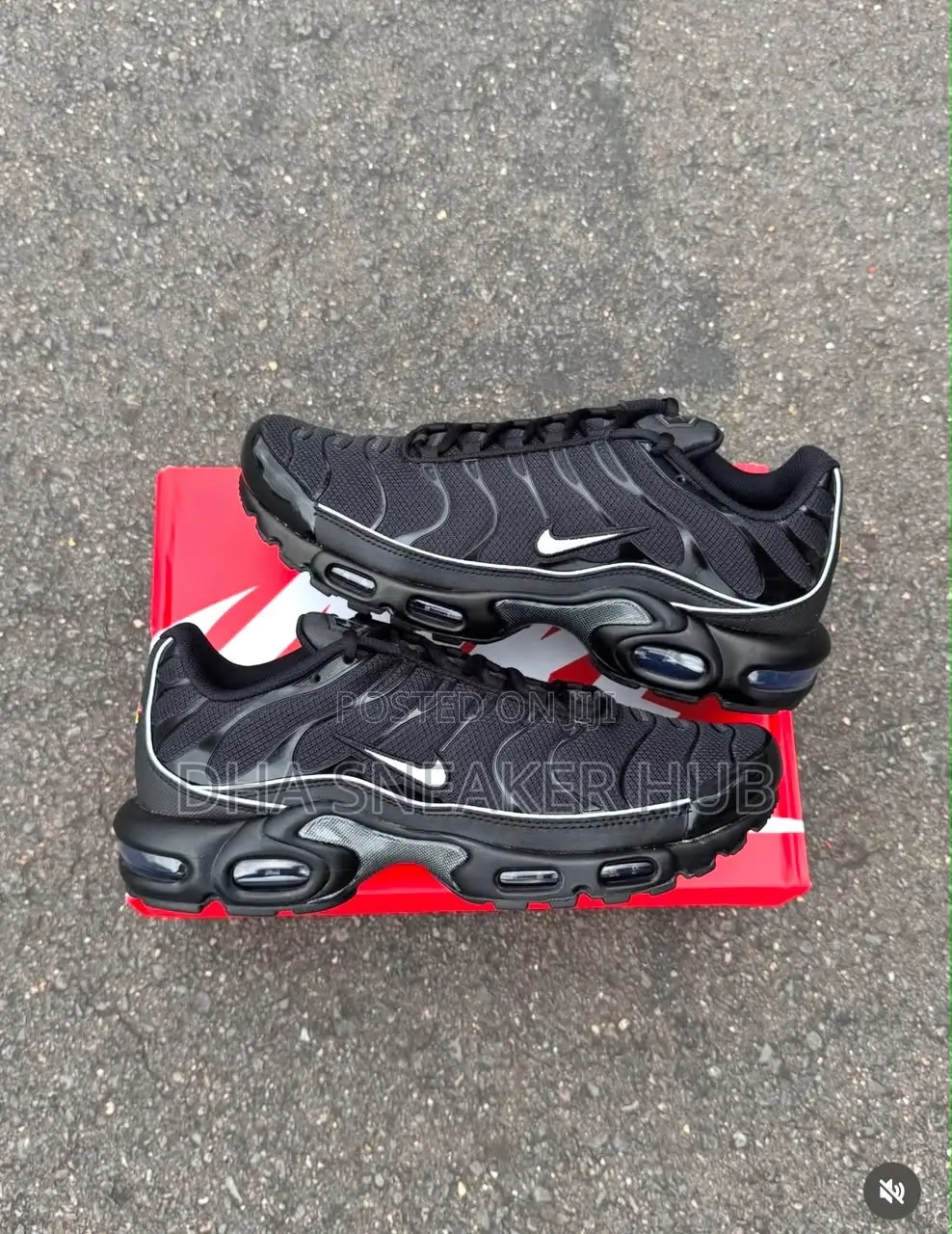 Nike Airmax TN Black Fashion Sneakers