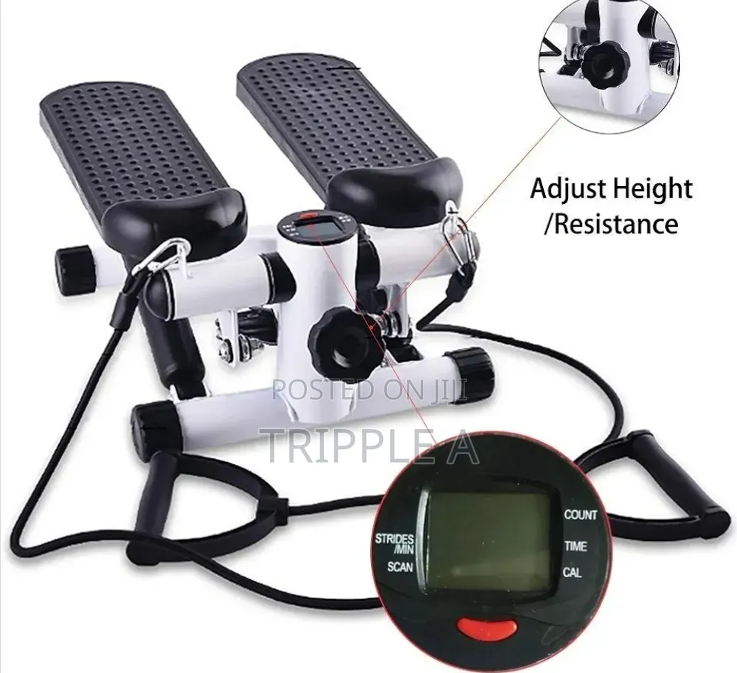 2 in 1 Stepper With Power Ropes