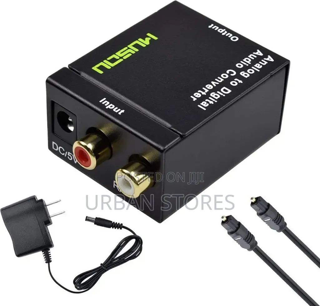 Analog to Digital Optical Toslink Coaxial Audio Converter