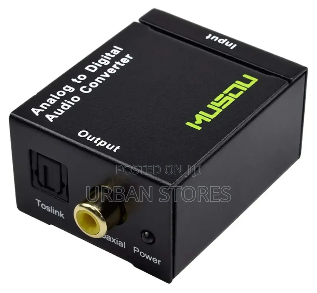 Analog to Digital Optical Toslink Coaxial Audio Converter