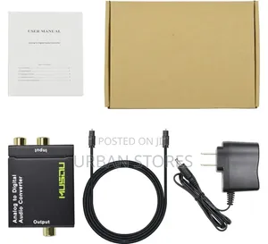Analog to Digital Optical Toslink Coaxial Audio Converter