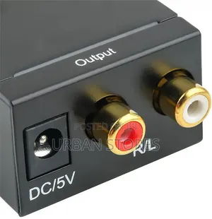 Digital to Analog Audio Converter 3.5MM Jack 2RCA