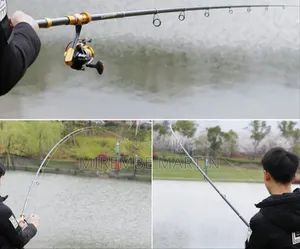 Complete Fishing Gear Kit With Rod Reel Hooks and Line