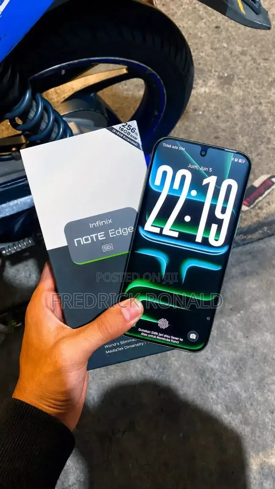 New Infinix Note Edge 256 GB Gold