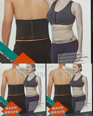 Abdominal Binder Support Belt for Men Women – Black | Post Surgery