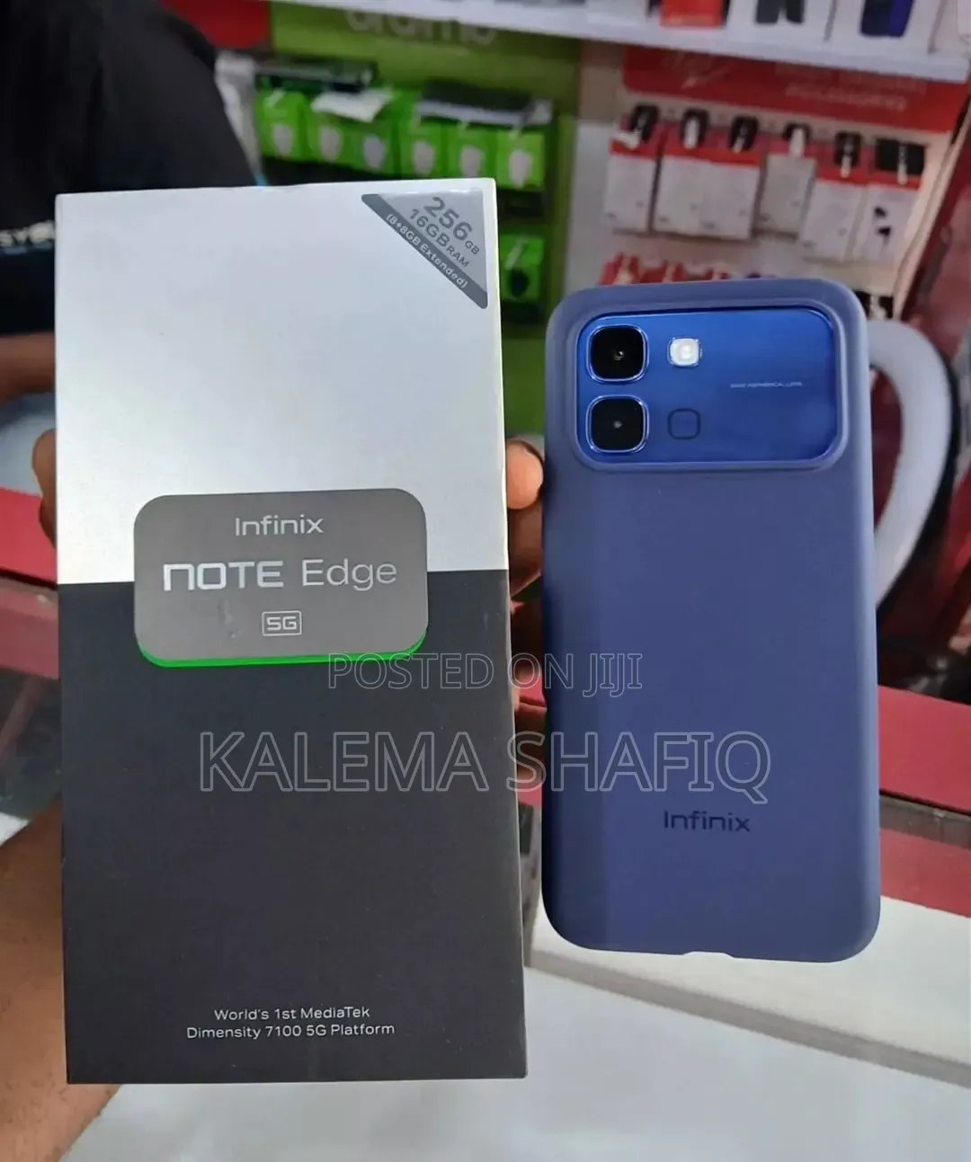 New Infinix Note Edge 256 GB Blue