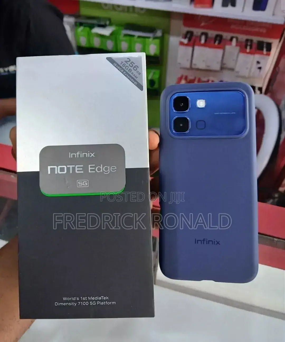 New Infinix Note Edge 256 GB Blue