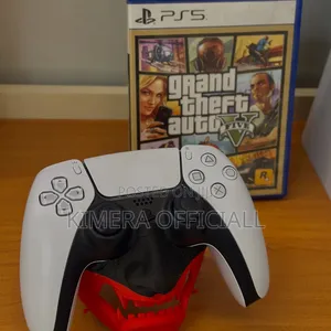 GTA 5 for PlayStation 5 and a White PlayStation 5 Controller Bundle