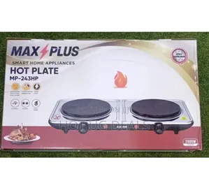Max Plus MP-243HP Double Electric Hotplate With Stainless Steel Body