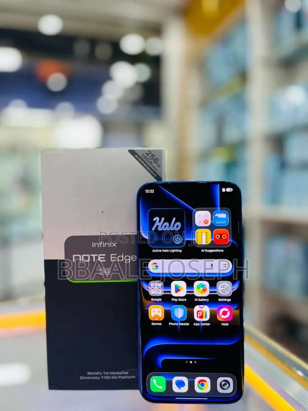 New Infinix Note Edge 256 GB Blue