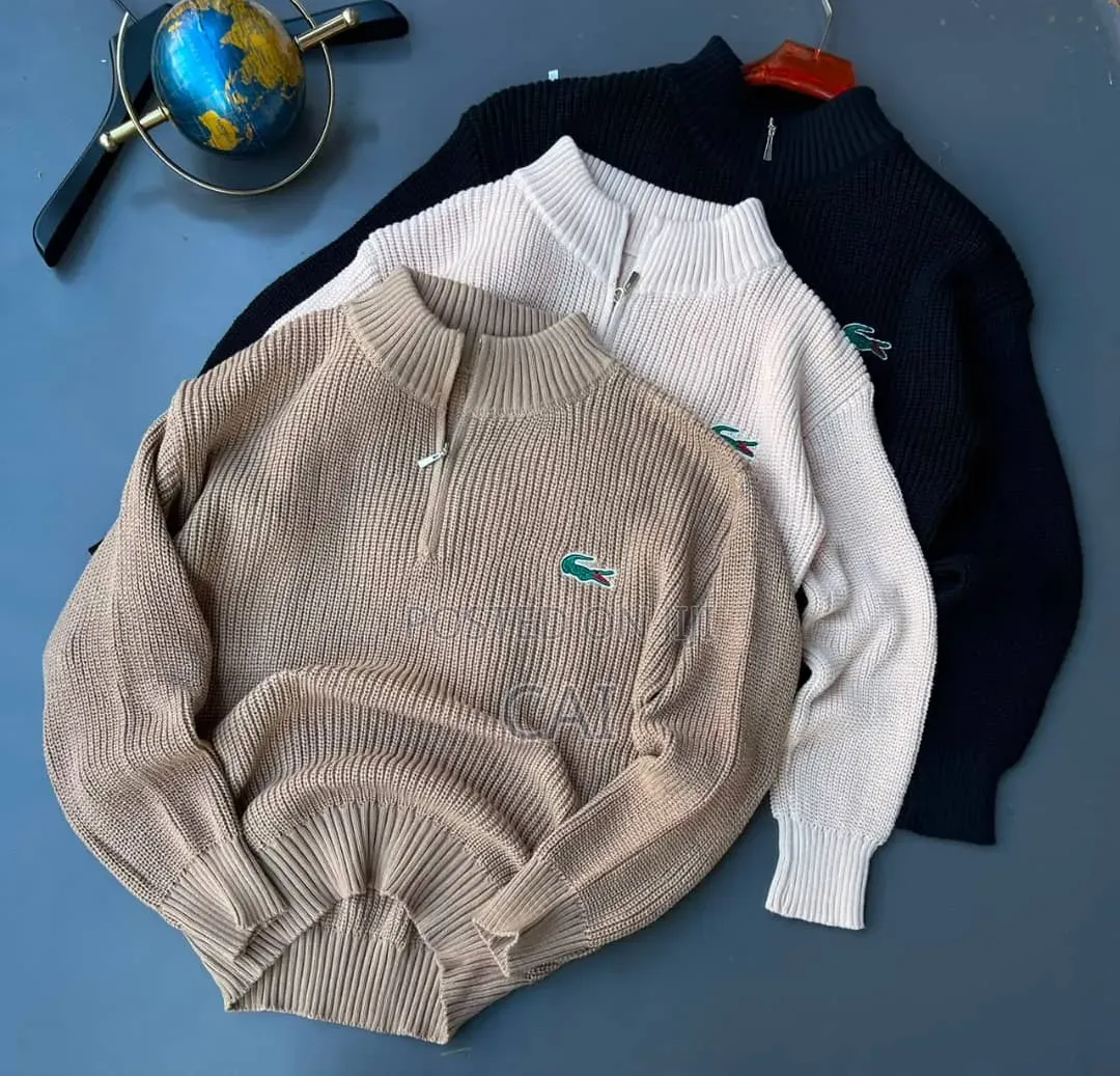 Lacoste Quarter Zip Sweater