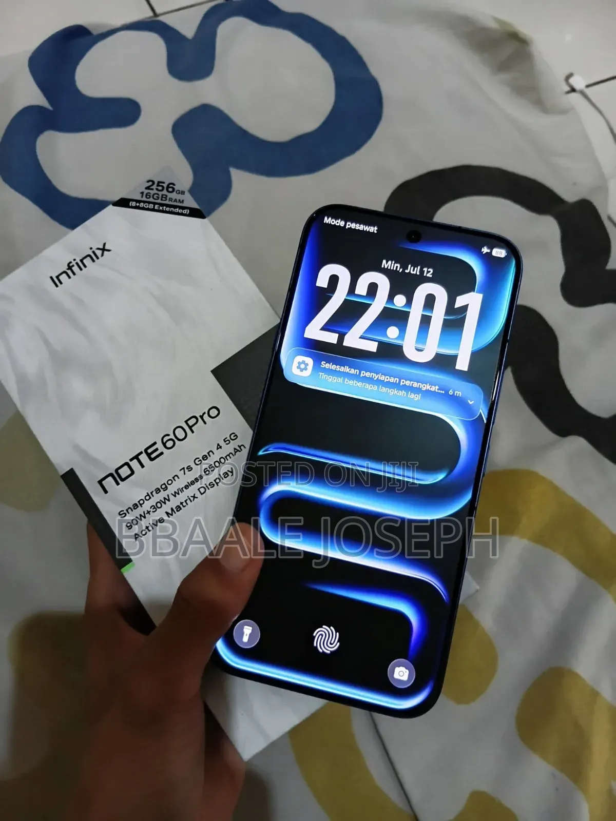New Infinix Note 60 Pro 256 GB Blue