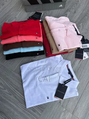 Tommy Hilfiger Polo Shirts. Striped Scarfs