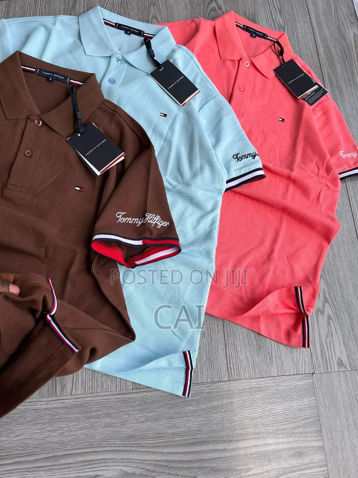 Tommy Hilfiger Polo Shirts. Striped Scarfs
