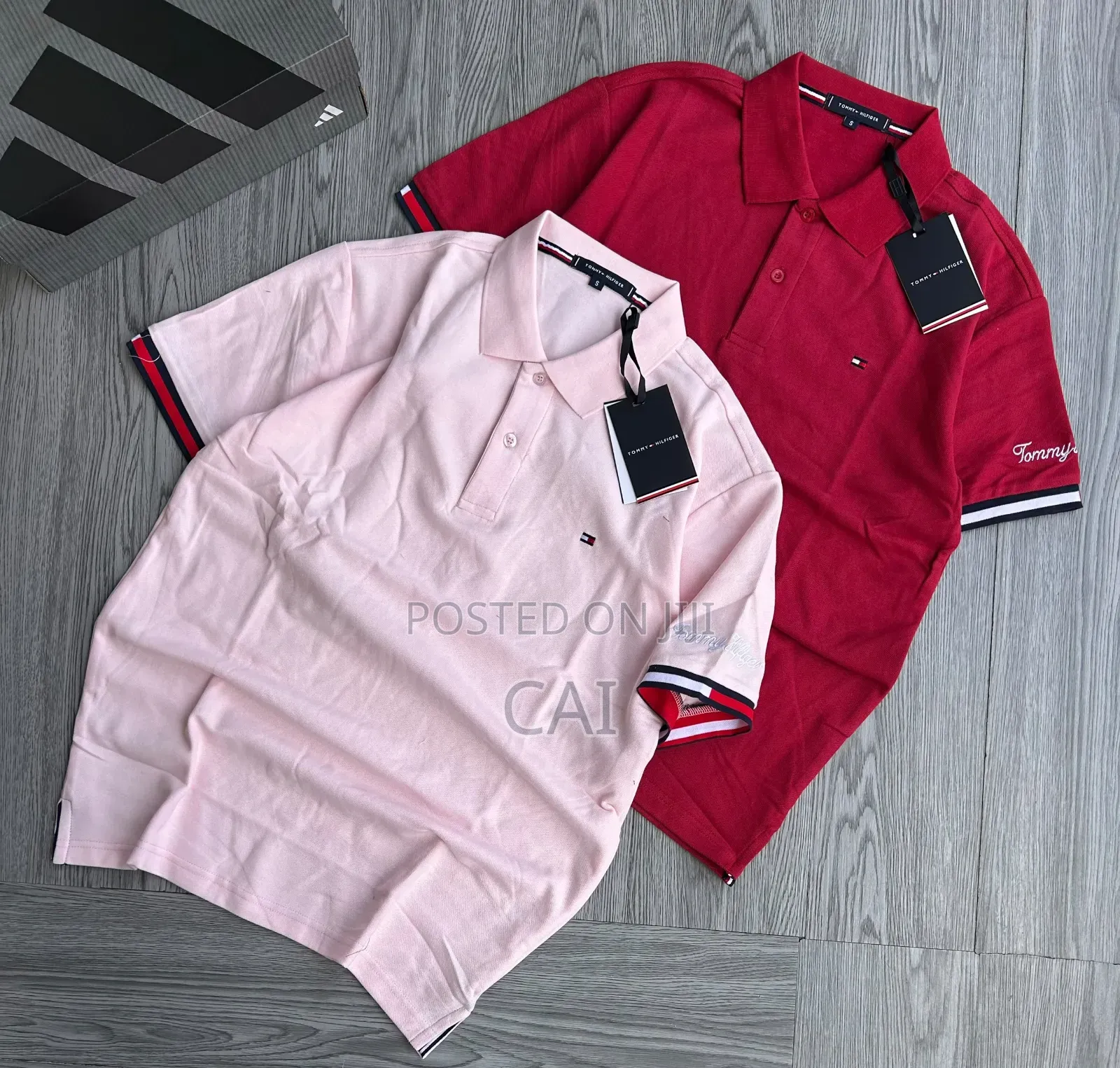 Tommy Hilfiger Polo Shirts. Striped Scarfs