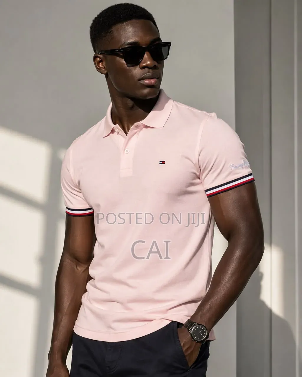 Tommy Hilfiger Polo Shirts. Striped Scarfs