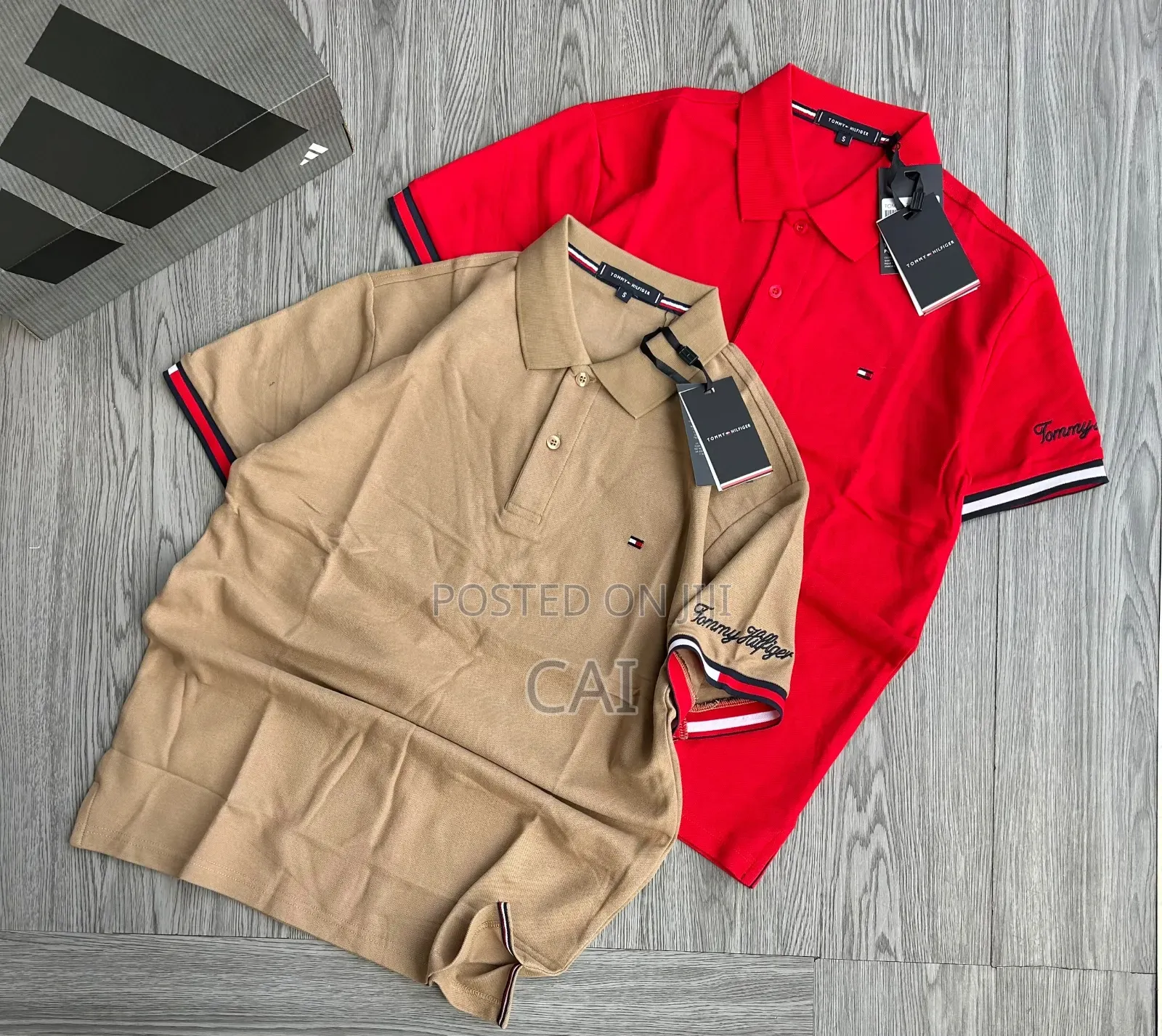 Tommy Hilfiger Polo Shirts. Striped Scarfs