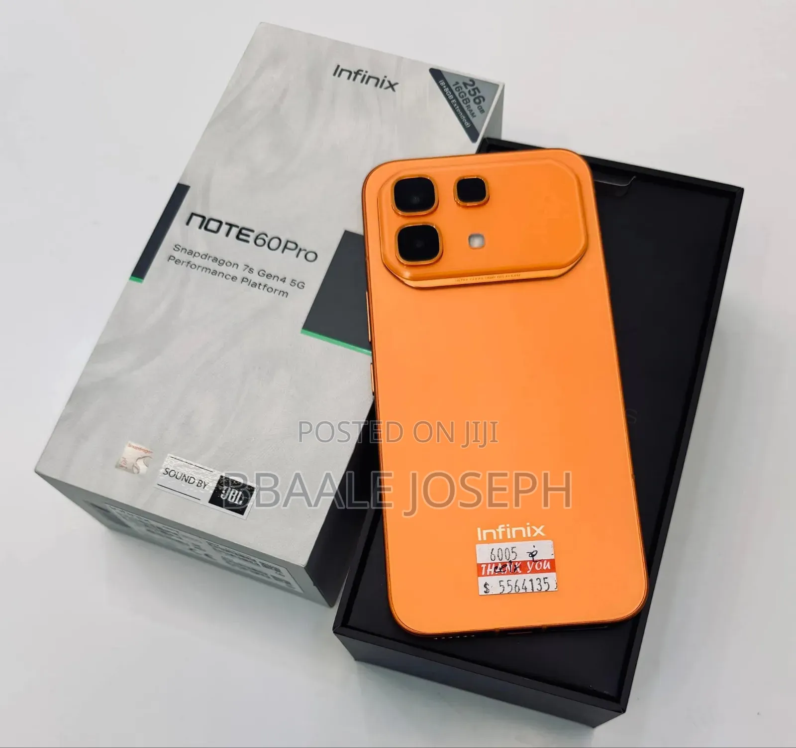 New Infinix Note 60 Pro 256 GB Orange