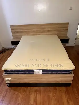 Twin-Xl Bed With Wooden/ Storage/ Headboard, Low Platform