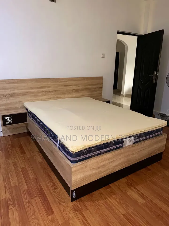 Twin-Xl Bed With Wooden/ Storage/ Headboard, Low Platform