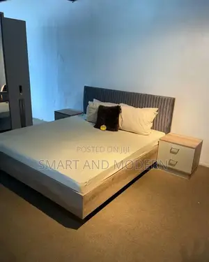 100% Solid Wood Reston Full/ Size Panel/ Headboard /Platform Bed by /