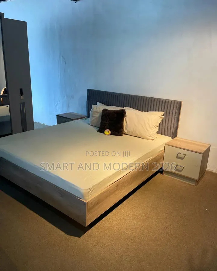 100% Solid Wood Reston Full/ Size Panel/ Headboard /Platform Bed by /
