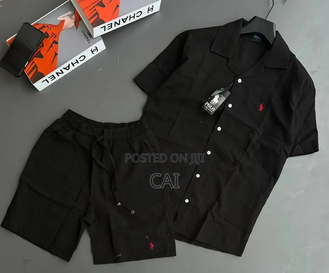 Polo Ralph Lauren Linen Shorts/Shirt Set