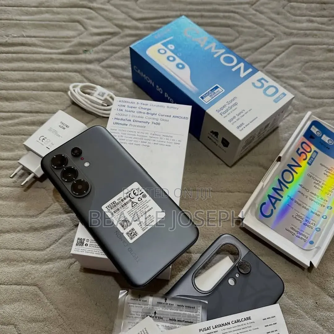 New Tecno Camon 50 Pro 256 GB Black