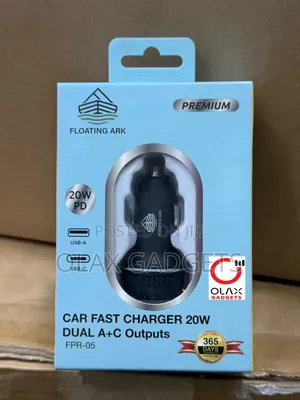 Floating Ark FPR-05 20W Car Fast Charger - Dual USB-A Type-C Ports