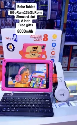 Bébé-Tab School Mate 8 Kids Educational Tablet With Headsets,keyboard